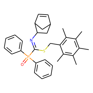 CAS:646506-62-9 | OR23532 | 2,3,4,5,6-pentamethylbenzyl N-bicyclo[2.2.1]hept-5-en-2-yloxo(diphenyl)phosphoranecarboximidothioate