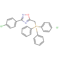 CAS:1029631-97-7 | OR23553 | {[3-(4-chlorophenyl)-1,2,4-oxadiazol-5-yl]methyl}(triphenyl)phosphonium chloride