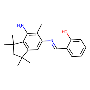 CAS:646497-74-7 | OR23604 | 2-{[(7-amino-1,1,3,3,6-pentamethyl-2,3-dihydro-1H-inden-5-yl)imino]methyl}phenol