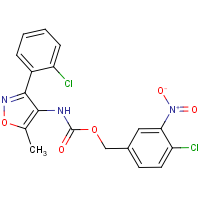 CAS: 680579-71-9 | OR23634 | 4-chloro-3-nitrobenzyl N-[3-(2-chlorophenyl)-5-methylisoxazol-4-yl]carbamate