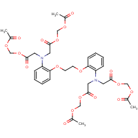 CAS:126150-97-8 | OR2370T | 1,2-Bis(2-aminophenoxy)ethane-N,N,N',N'-tetraacetic acid, tetraacetoxymethyl ester