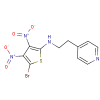 CAS: 680579-87-7 | OR23730 | N2-[2-(4-pyridyl)ethyl]-5-bromo-3,4-dinitrothiophen-2-amine