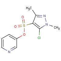 CAS:647825-43-2 | OR23908 | 3-pyridyl 5-chloro-1,3-dimethyl-1H-pyrazole-4-sulphonate