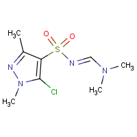 CAS:647825-55-6 | OR23930 | N4-[(dimethylamino)methylidene]-5-chloro-1,3-dimethyl-1H-pyrazole-4-sulphonamide