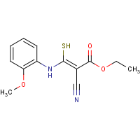 CAS: 57202-71-8 | OR24060 | ethyl 2-cyano-3-mercapto-3-(2-methoxyanilino)acrylate