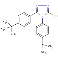 CAS:261761-26-6 | OR2408 | 5-(4-tert-Butylphenyl)-4-(4-isopropylphenyl)-1,2,4-triazole-3-thiol