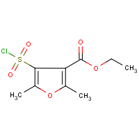CAS:306936-32-3 | OR2413 | Ethyl 4-(chlorosulphonyl)-2,5-dimethyl-3-furoate