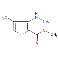 CAS: 104680-36-6 | OR24344 | Methyl 3-hydrazino-4-methylthiophene-2-carboxylate