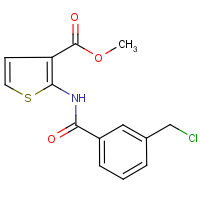 CAS:648859-85-2 | OR24396 | Methyl 2-{[3-(chloromethyl)benzoyl]amino}thiophene-3-carboxylate