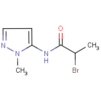 CAS:648860-09-7 | OR24426 | 2-bromo-N-(1-methyl-1H-pyrazol-5-yl)propanamide