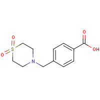 CAS:465514-21-0 | OR24489 | 4-[(1,1-Dioxidothiomorpholin-4-yl)methyl]benzoic acid