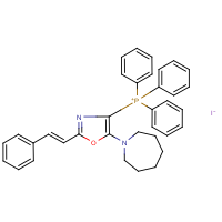 CAS: 308805-06-3 | OR24808 | (2-Styryl-5-azepan-1-yl-1,3-oxazol-4-yl)(triphenyl)phosphonium iodide