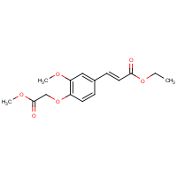 CAS: 649573-09-1 | OR24832 | ethyl 3-[3-methoxy-4-(2-methoxy-2-oxoethoxy)phenyl]acrylate