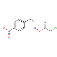 CAS:54042-98-7 | OR24981 | 5-(Chloromethyl)-3-(4-nitrobenzyl)-1,2,4-oxadiazole