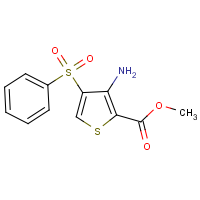 CAS:175201-55-5 | OR25127 | Methyl 3-amino-4-(phenylsulphonyl)thiophene-2-carboxylate