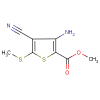 CAS:129332-45-2 | OR25184 | Methyl 3-amino-4-cyano-5-(methylthio)thiophene-2-carboxylate