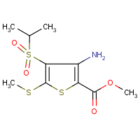 CAS:175202-07-0 | OR25220 | Methyl 3-amino-4-(isopropylsulphonyl)-5-(methylthio)thiophene-2-carboxylate