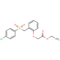 CAS:175202-86-5 | OR25388 | ethyl 2-(2-{[(4-chlorophenyl)sulphonyl]methyl}phenoxy)acetate