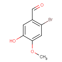 CAS:2973-59-3 | OR2559 | 2-Bromo-5-hydroxy-4-methoxybenzaldehyde