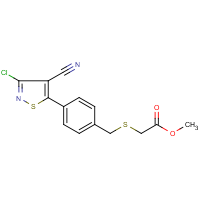 CAS: 662138-31-0 | OR25663 | methyl 2-{[4-(3-chloro-4-cyanoisothiazol-5-yl)benzyl]thio}acetate