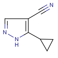 CAS:1029633-63-3 | OR25707 | 5-cyclopropyl-1H-pyrazole-4-carbonitrile