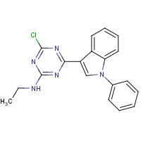 CAS:500587-39-3 | OR25770 | 4-Chloro-N-ethyl-6-(1-phenyl-1H-indol-3-yl)-1,3,5-triazin-2-amine