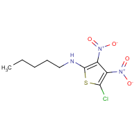 CAS:680212-28-6 | OR25826 | 2-Chloro-3,4-dinitro-5-[(pent-1-yl)amino]thiophene