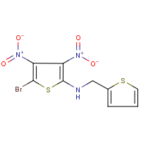 CAS:680212-46-8 | OR25854 | N2-(2-thienylmethyl)-5-bromo-3,4-dinitrothiophen-2-amine