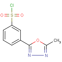 CAS:388088-81-1 | OR25926 | 3-(5-Methyl-1,3,4-oxadiazol-2-yl)benzenesulphonyl chloride