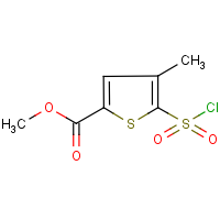 CAS: 423768-46-1 | OR25981 | methyl 5-(chlorosulphonyl)-4-methyl-2-thiophenecarboxylate