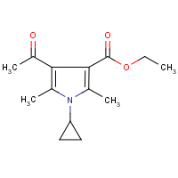 CAS:423768-51-8 | OR25985 | Ethyl 4-acetyl-1-cyclopropyl-2,5-dimethyl-1H-pyrrole-3-carboxylate