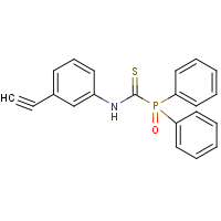 CAS:680213-06-3 | OR26066 | N-(3-eth-1-ynylphenyl)oxo(diphenyl)phosphoranecarbothioamide