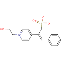 CAS: 111260-18-5 | OR26145 | 2-[1-(2-hydroxyethyl)pyridinium-4-yl]-3-phenylprop-2-ene-1-sulphonate