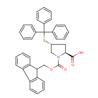 CAS: 281655-34-3 | OR2632 | (2S,4R)-4-(Tritylthio)pyrrolidine-2-carboxylic acid, N-FMOC protected