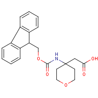 CAS:946716-25-2 | OR2670 | [4-({{(9H-Fluoren-9-yl)methoxy]carbonyl}amino)tetrahydro-2H-pyran-4-yl]acetic acid