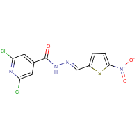 CAS: 286439-89-2 | OR27048 | N'4-[(5-nitro-2-thienyl)methylidene]-2,6-dichloropyridine-4-carbohydrazide