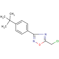 CAS:175204-40-7 | OR27075 | 3-[4-(tert-Butyl)phenyl]-5-(chloromethyl)-1,2,4-oxadiazole