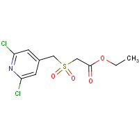 CAS:286436-13-3 | OR27148 | Ethyl 2-{[(2,6-dichloro-4-pyridyl)methyl]sulphonyl}acetate
