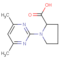CAS: 956614-59-8 | OR2715 | 1-(4,6-Dimethylpyrimidin-2-yl)pyrrolidine-2-carboxylic acid