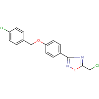 CAS:286841-02-9 | OR27227 | 3-{4-[(4-chlorobenzyl)oxy]phenyl}-5-(chloromethyl)-1,2,4-oxadiazole