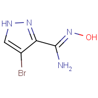 CAS:288247-00-7 | OR27427 | 4-bromo-N'-hydroxy-1H-pyrazole-3-carboximidamide