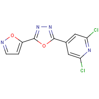 CAS:680214-03-3 | OR27433 | 2,6-Dichloro-4-[5-(1,2-oxazol-5-yl)-1,3,4-oxadiazol-2-yl]pyridine