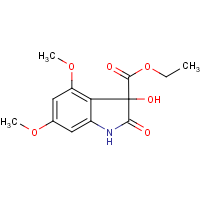 CAS:23659-85-0 | OR27470 | ethyl 3-hydroxy-4,6-dimethoxy-2-oxoindoline-3-carboxylate