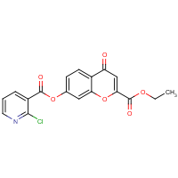 CAS:295787-48-3 | OR27497 | 2-(Ethoxycarbonyl)-4-oxo-4H-chromen-7-yl 2-chloronicotinate