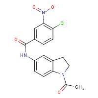 CAS:680214-07-7 | OR27504 | N-(1-Acetyl-1H-indolin-5-yl)-4-chloro-3-nitrobenzamide