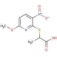 CAS:175205-01-3 | OR27521 | 2-[(6-Methoxy-3-nitropyridin-2-yl)thio]propanoic acid