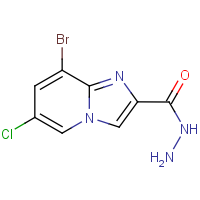 CAS: 1031927-18-0 | OR2753 | 8-Bromo-6-chloroimidazo[1,2-a]pyridine-2-carbohydrazide