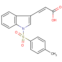 CAS: 298187-97-0 | OR27556 | 3-{1-[(4-Methylphenyl)sulphonyl]-1H-indol-3-yl}acrylic acid