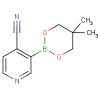 CAS:868944-72-3 | OR2771 | 4-Cyanopyridine-3-boronic acid, neopentyl glycol ester
