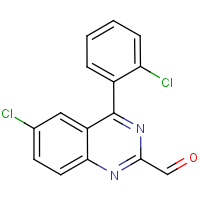 CAS:93955-15-8 | OR27735 | 6-Chloro-4-(2-chlorophenyl)quinazoline-2-carboxaldehyde